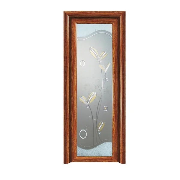 ABYAT Modern Cheap Glass Aluminium Bathroom Door Bedroom Interior Toilet Doors
