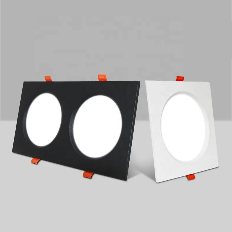 Регулируемая квадратная утопленная регулируемая светодиодная лампа Downlight Patch решетка