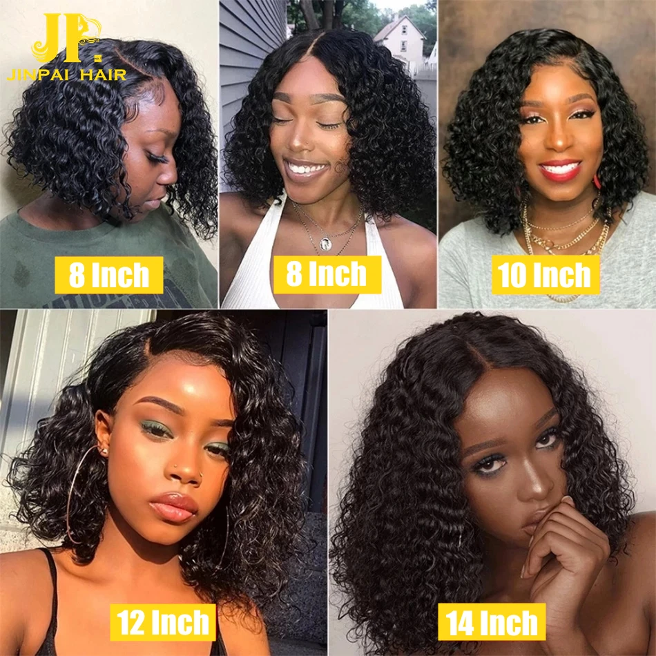 
JP 180% Density Glueless Short Hd Full Lace Bob Wigs Straight Pixie Cut,Transparent Lace Frontal Wig Bob Virgin Human Hair Wigs 