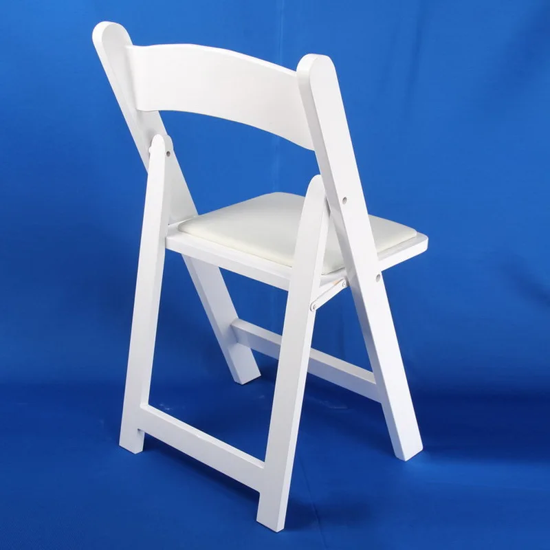 Wholesale acrylic Modern for event Hotel ent comfy Portable white resin folding chair Banquet Beach  Outdoor Garden dining chair