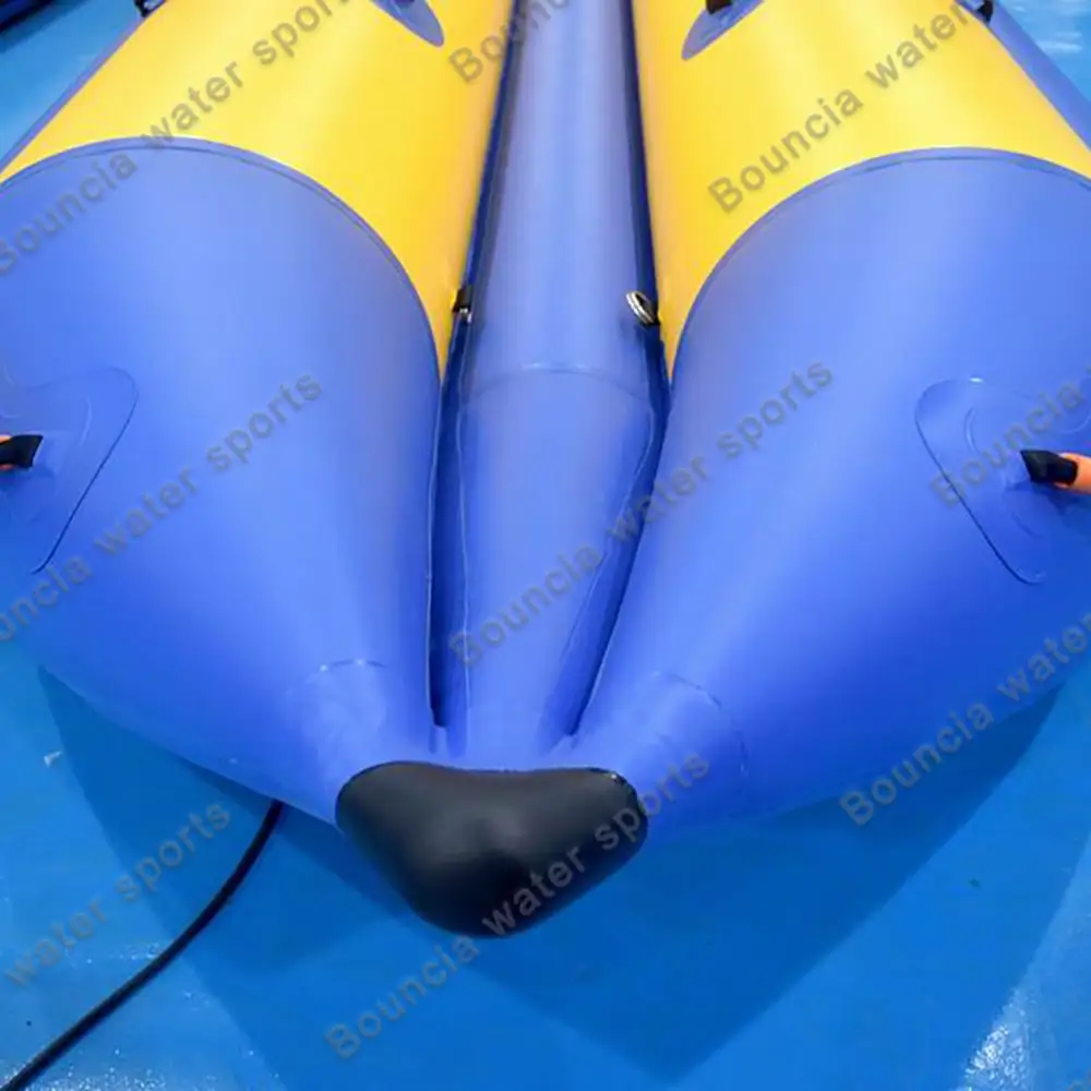 Inflatable Rafting Boats Banana Boats Popular Size Waterpark Raft Tube Inflatable Banana Float Boat Water Games Inflatable