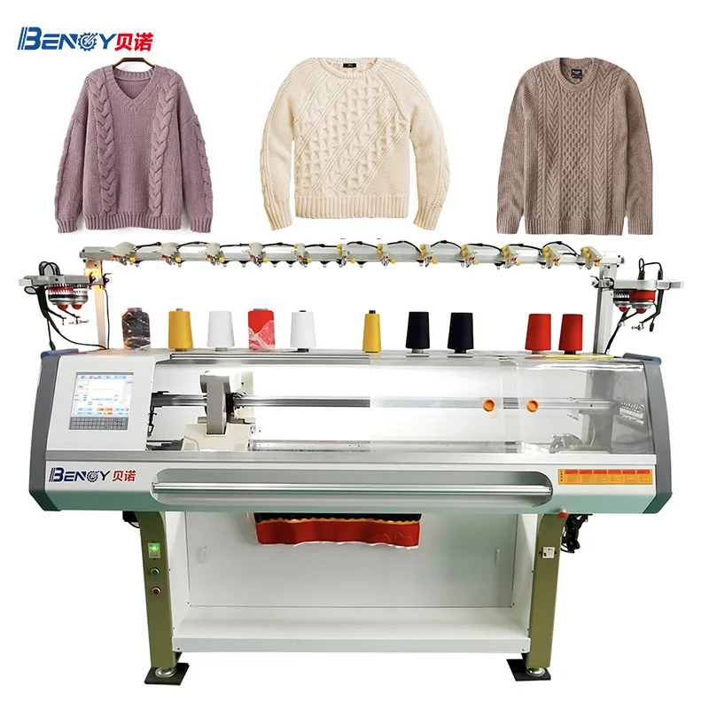 Semi-automatic Manual Cardigan Flat Knitting Machines