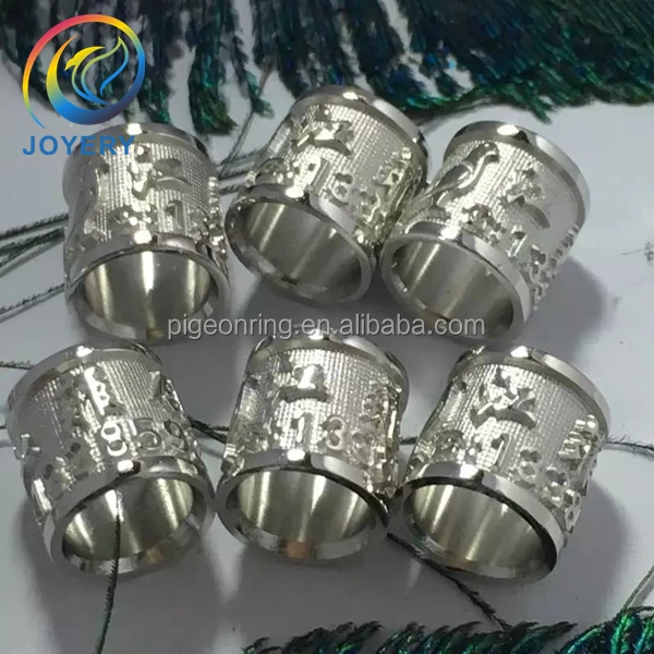 High quality Gold pigeon rings bird rings bird bands poultry leg band chicken ring