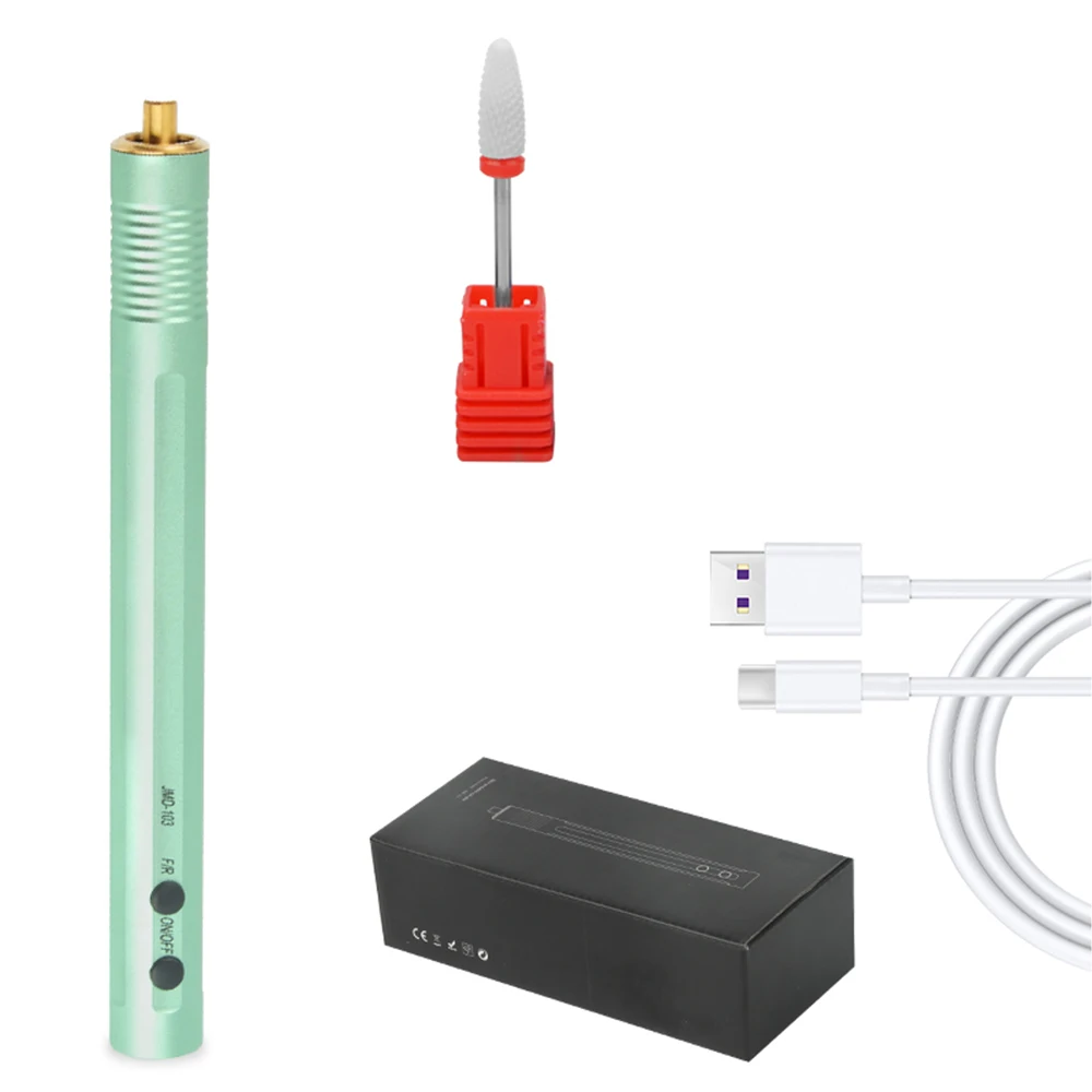 15000RPM Electric Nail Drill Machine Set Electric Manicure Machine Sets Accessory  Ceramic Nail Drill Bit Nail Tools