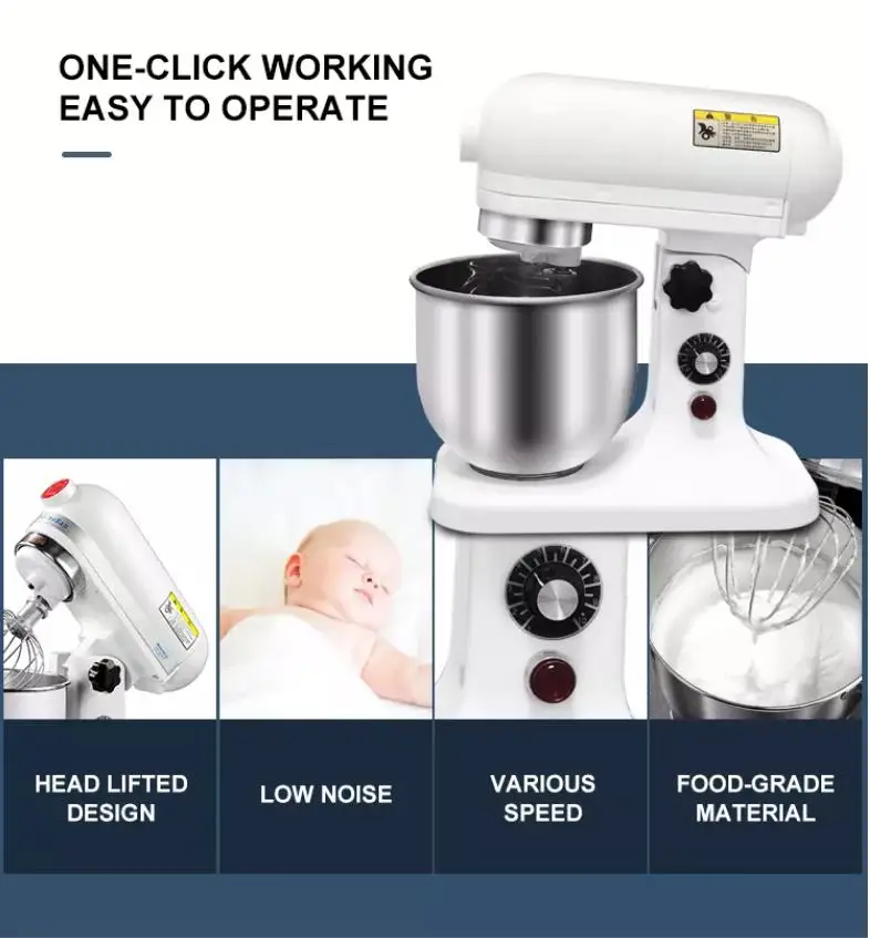 High Efficient Cake Mixer Machine For Dough Cream Pastry