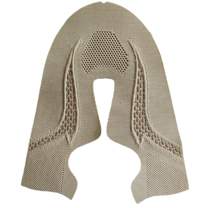 Wholesale Custom Semi Finished Shoe Upper Knitting Pu Sneakers Running Walking Shoes Upper