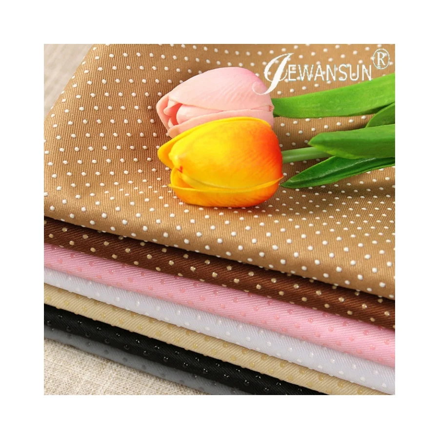 Wholesale Anti-Slip Fabric for Gloves & Carpets: Customize with Non-Slip PVC Pattern or Gabardine Dotted Polyester Options