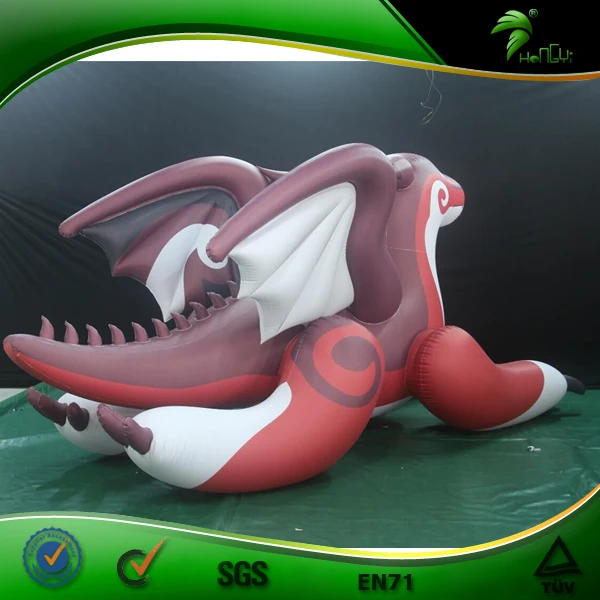 Squeaky Inflatable Zenith Dragon Ride on Inflatable Pool Toy Animal Sexy Inflatable Dragon
