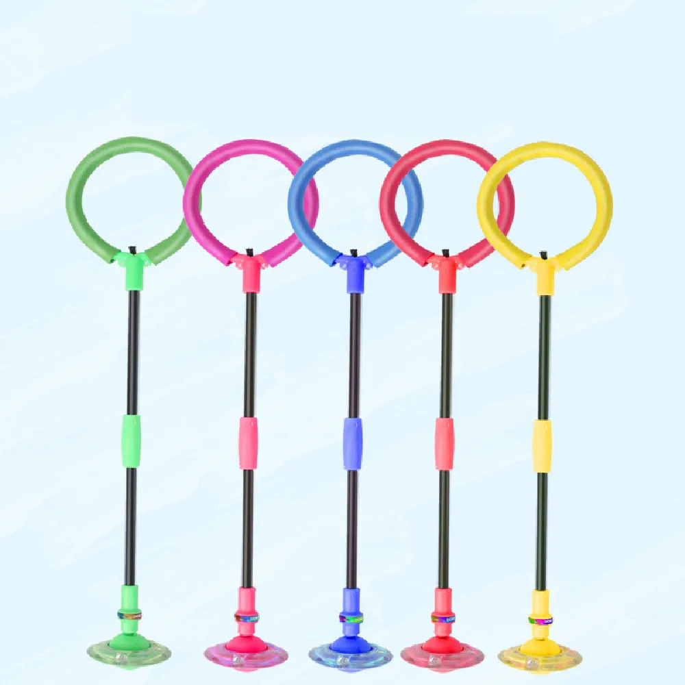 RHS-DP3 2024 Hi-Q(high quality) Foldable Skip Balls Bop It Game Kids Skip Ankle Ball Toy with Flashing Light Jumping Ring