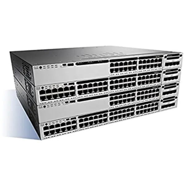 Cisco WS-C3850-24XS-S Оригинальный Новый 3850 серии гигабитный управляемый сетевой коммутатор 24 порта Poe