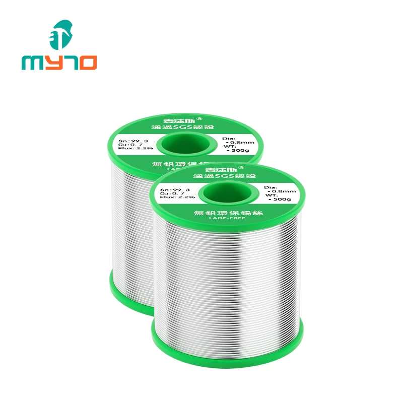 Myto Free Sample available Solder Wire 500g sn99.3/pb0.7 Solder Wire Lead Tin Line Rosin Core 0.8mm