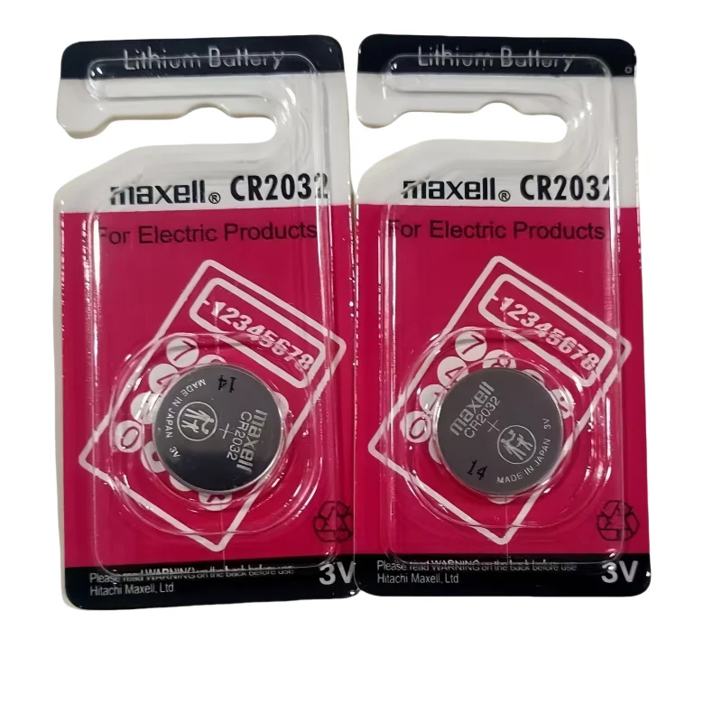 Factory wholesale Maxell Wansheng 2032 battery cr2016 Button Cell cr2025 calculator battery single card