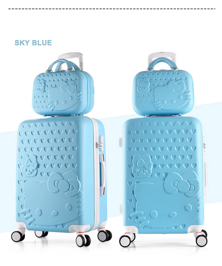 wholesale 28 inch ABS PC pretty trendy travel luggage bags custom kids luggage sets