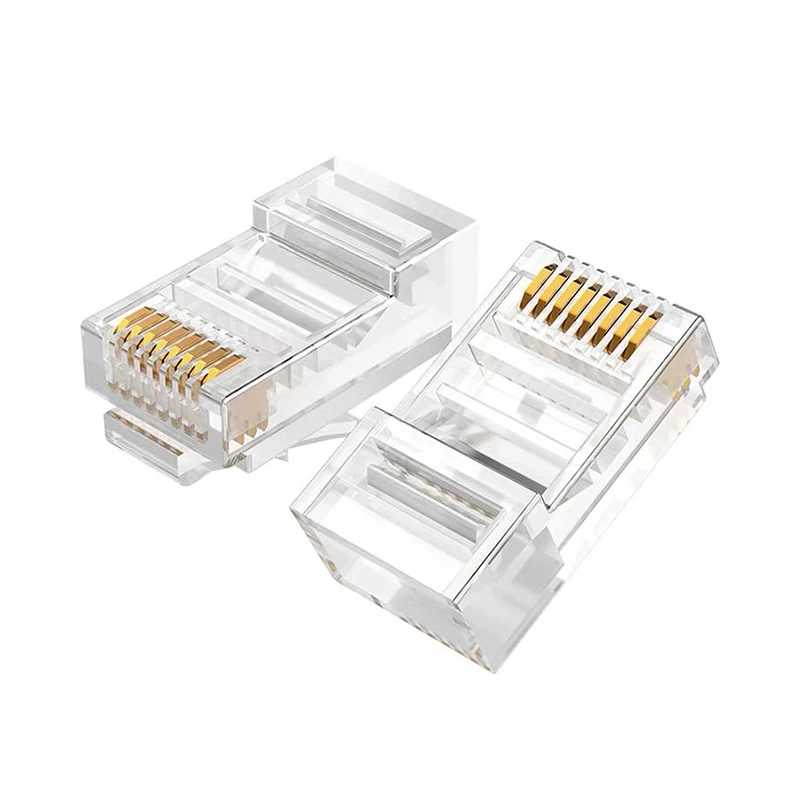 China Factory RJ45 Conector Price 8P8C Crystal Head CAT5 CAT6 Cable Connector