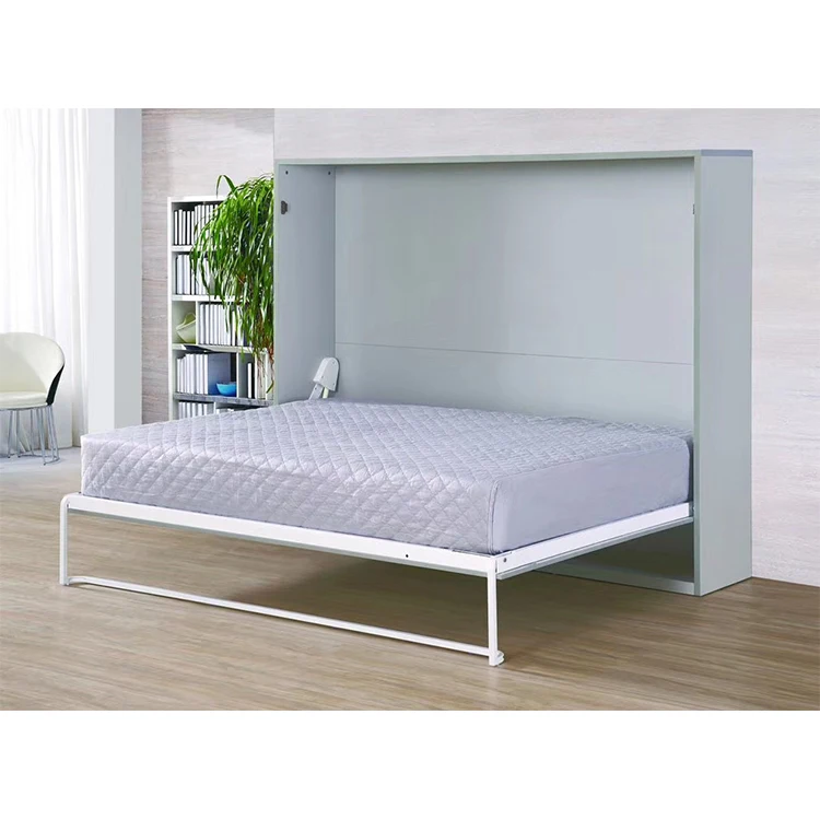Modern space saving furniture full size hidden foldable murphy beds wall beds with wardrobes