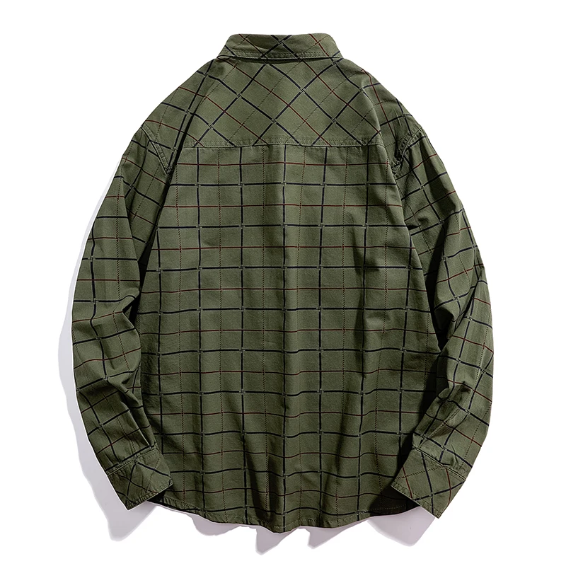 mens fashion 2021 long sleeve camisa y tops plus size blouses roupas vintage shirt