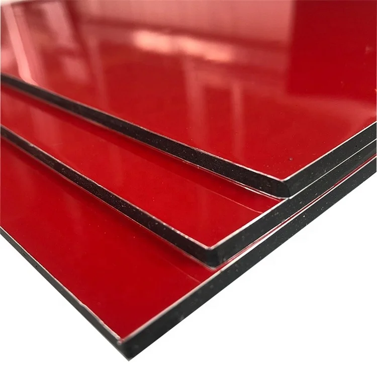 glue to glue Alucobond composite wall cladding aluminum composite panel material