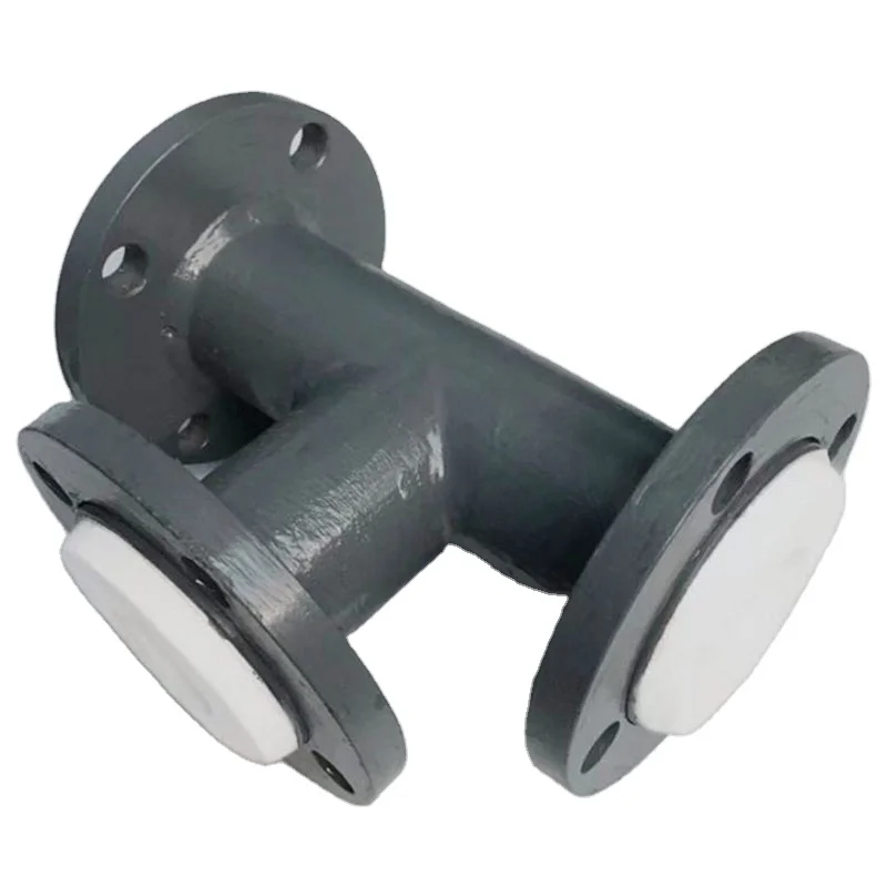 High Quality Iron Steel-Lined PTFE Molded Pipe Line ASTM Standard Carbon Steel Pipe Fittings with Head Model