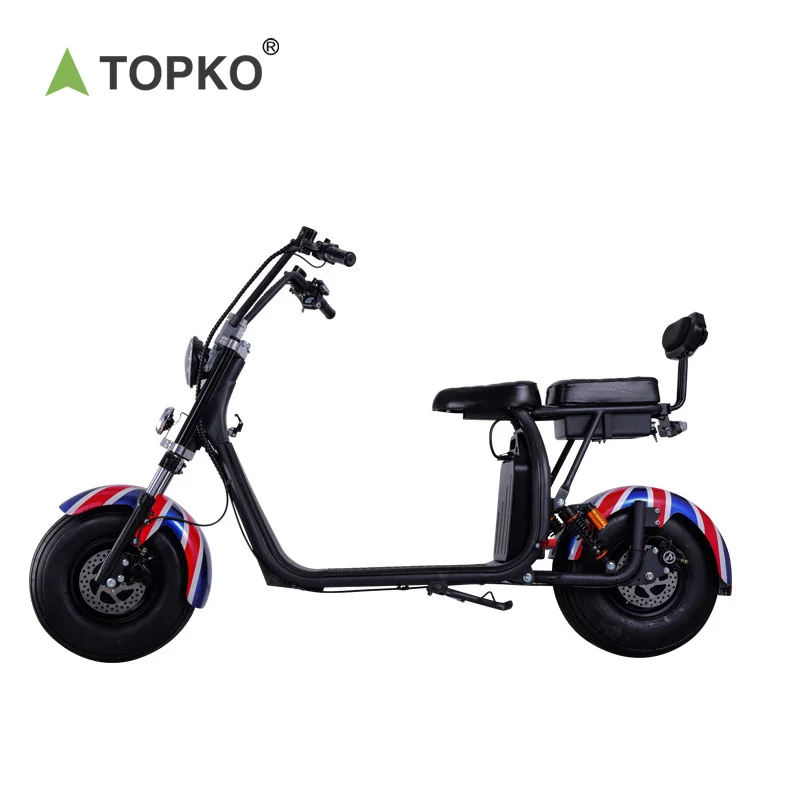 TOPKO Bicicleta Electrica ebike Fat Tire Lithium Battery Electric Bike