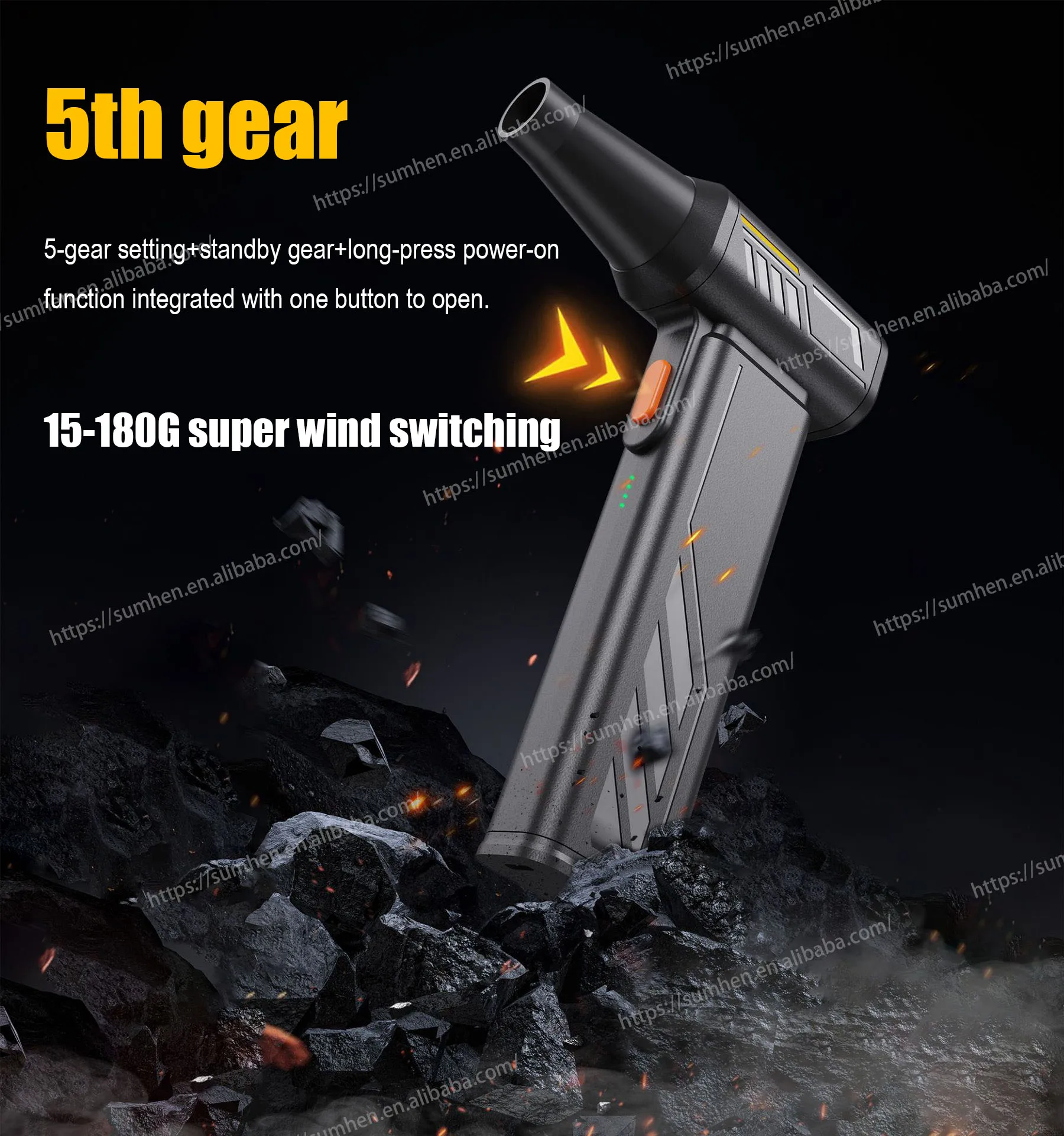 Air Duster Gun mini cordless portable Air Duster electric Compressed air Duster Spray turbo Jet Fan for kica max