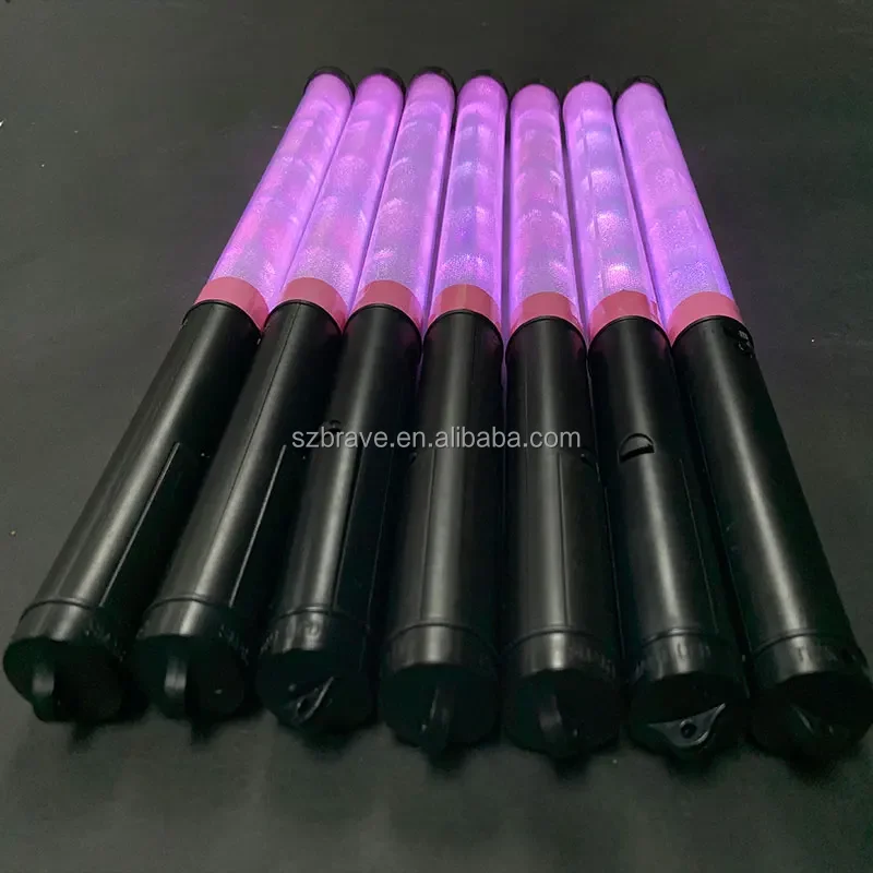 LED Hand Wand Concert Cheering Flashing DMX Recomte Controlled Bar Kpop LED Light Stick For Wold Cup Acrylic Cheer Props