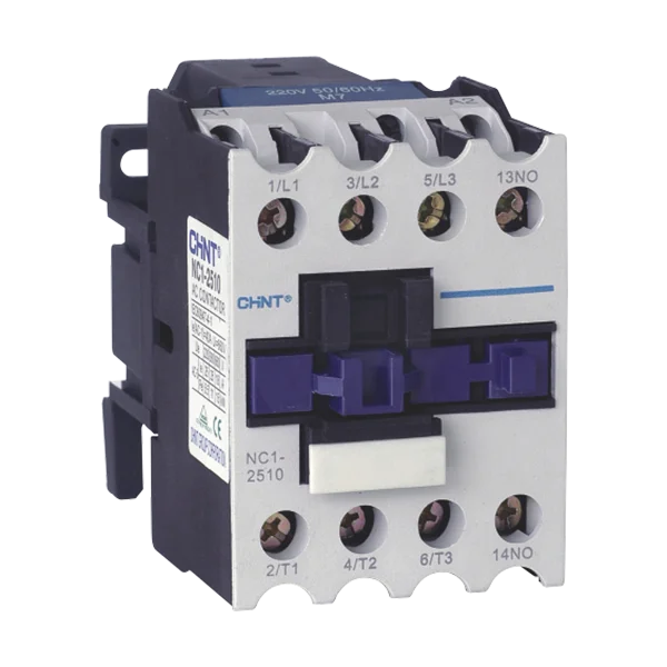chnt contactor  25 amp contactor 2no 2nc NC1-2508 1210 1810 2510 3210 AC220V/380V/480V/660V motor protection contactors China