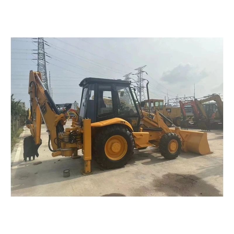 Лидер продаж колесные погрузчики JCB3X JCB4X 8-тонный бульдозер с основным двигателем используется Землеройная техника для продажи