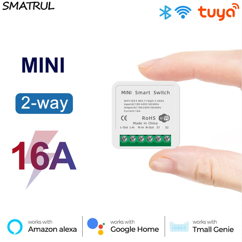 Tuya 1/2 Gang Zigbee Curtain Switch Module For Smart Home Google Home Alexa Wireless Voice Control Automation Module Breaker
