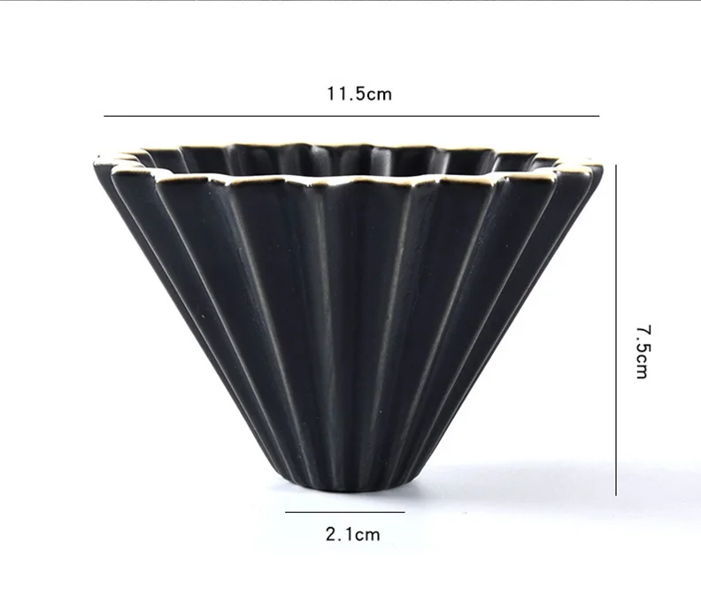Colorful Clever Coffee Drip per Ceramic Coffee Drip per Filter with Wood Stand Pour Over Coffee Drip per