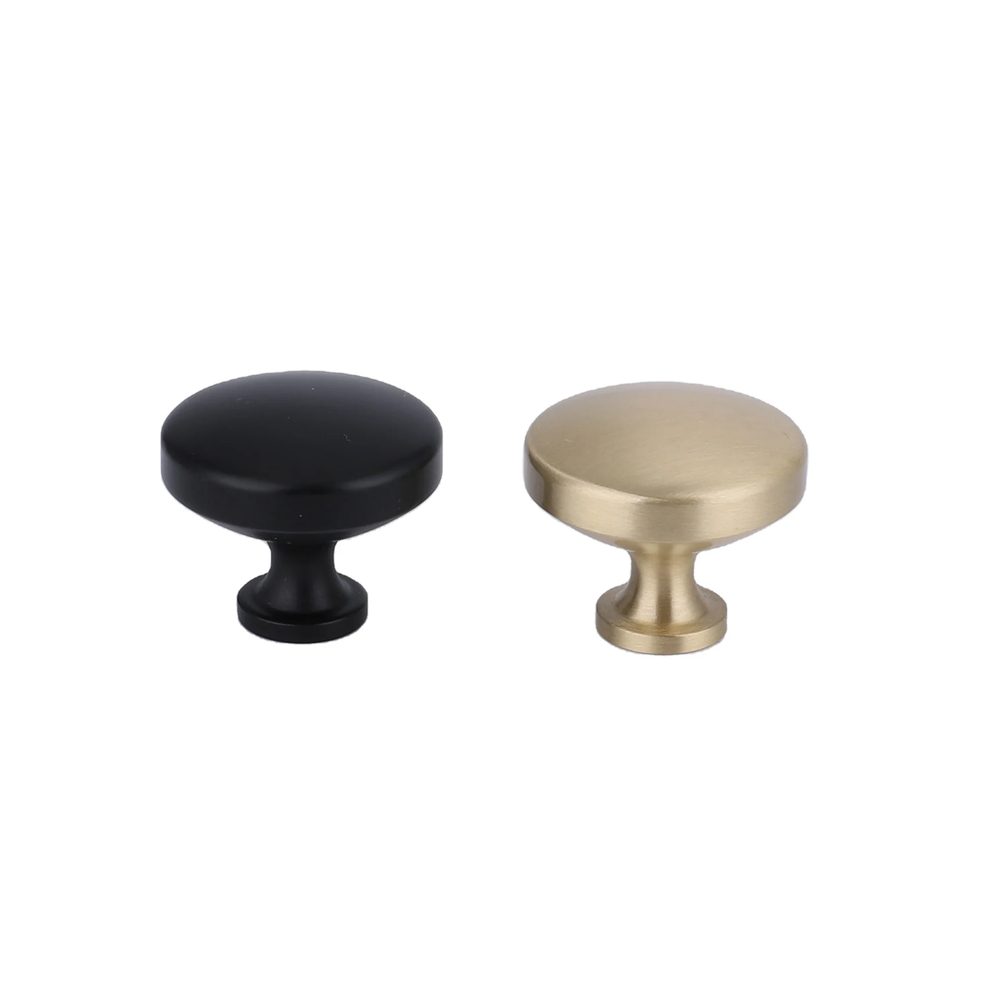 Heavy Gold Solid Brass Furniture Hardware Wood Drawer Pull Knobs Kitchen Handle Brass Knob