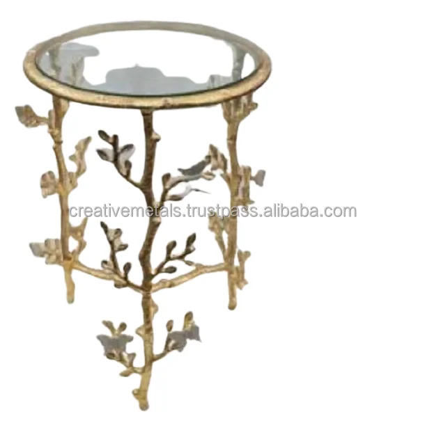 
American Style Round Coffee Table Designer Metal Coffee Table Living Room Table round metal aluminum top 