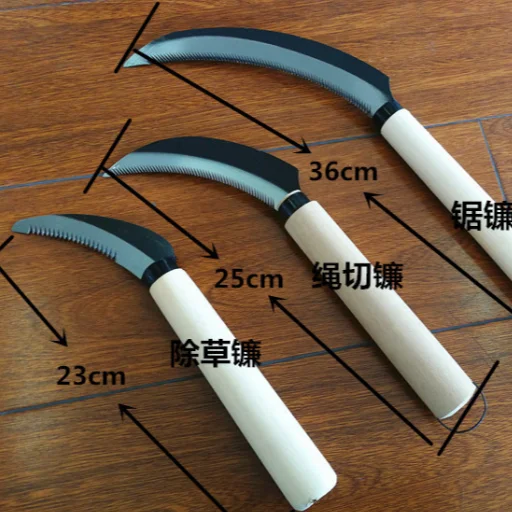 
Steel sickle Agriculture Harvest Hand Sickle Grass Sickle 