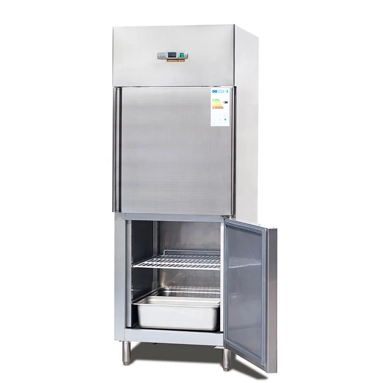 Commercial 4 Doors Refrigerated Cabinets Upright Refrigerator Freezer