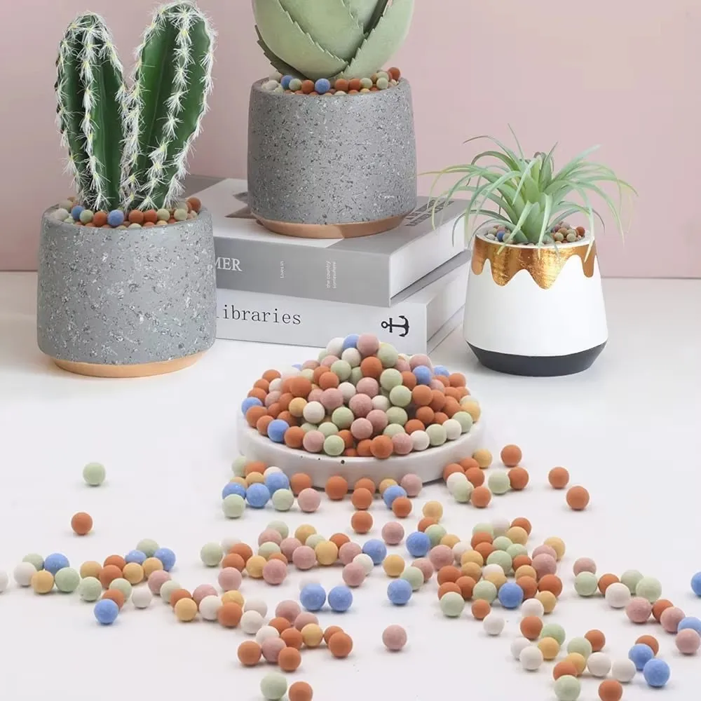 Red Multifunctional Maifan Ceramsite Clay Ball For Garden Planting