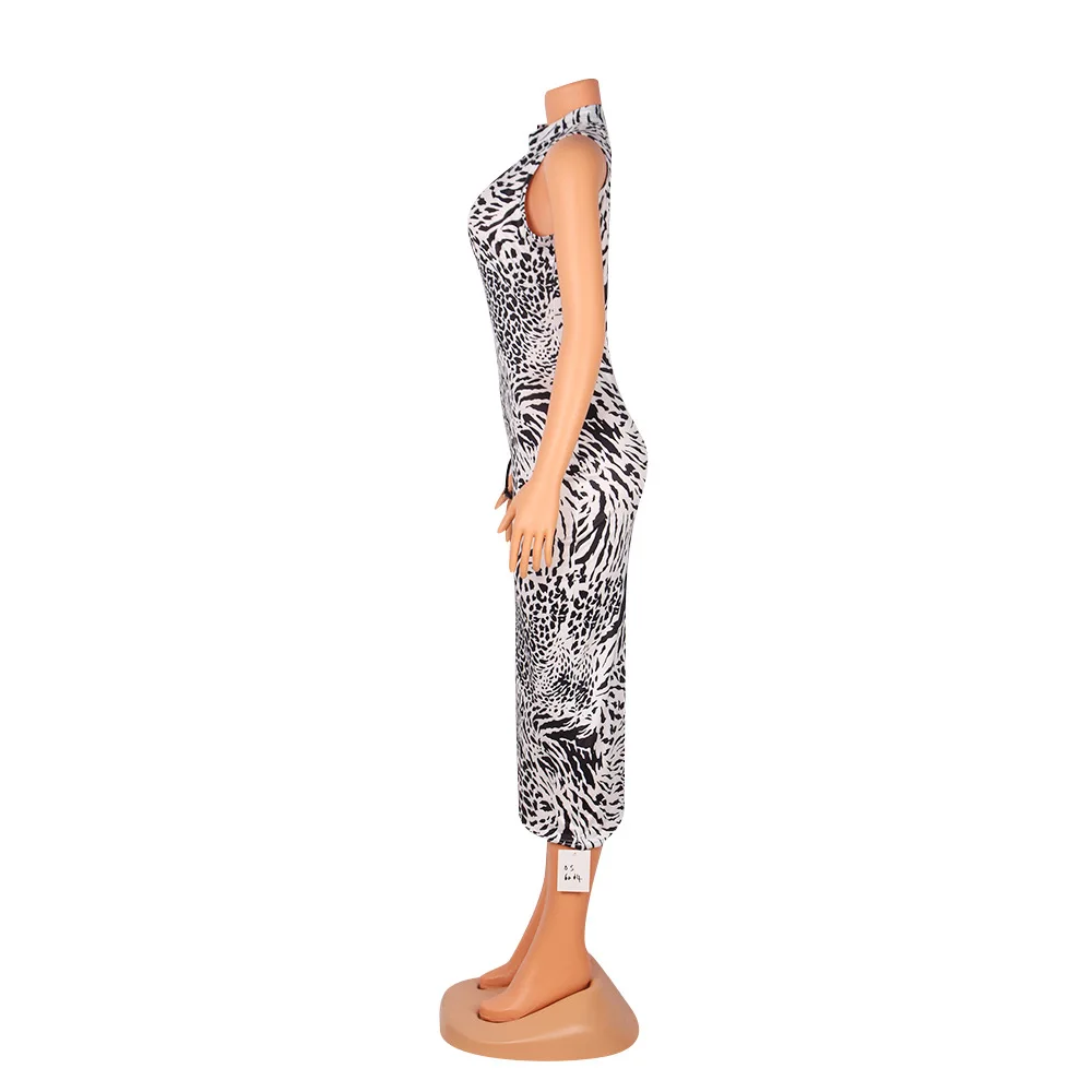 New Ladies Dress Digital Printing Lace Hollow-Out Sexy Nightclub For Party Wear Summer