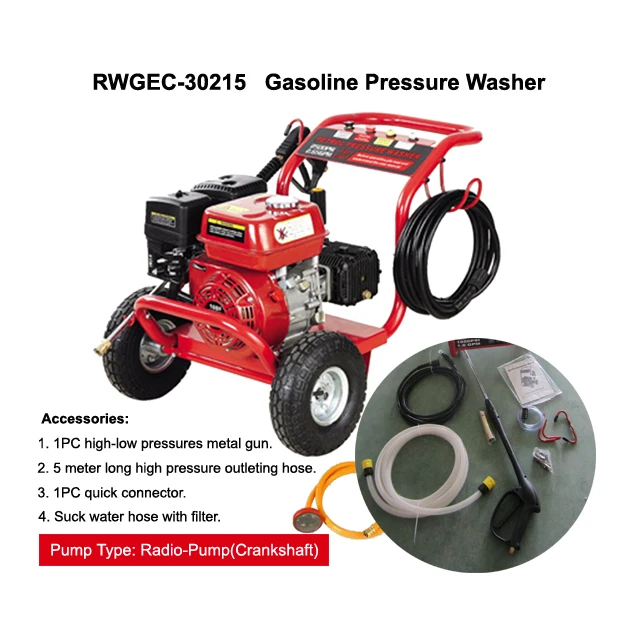 6.5HP Gasoline High Pressure Washer Portable Gas High Pressure Cleaner Water Jet Cleaning Equipment Petrol Car Washer Machine