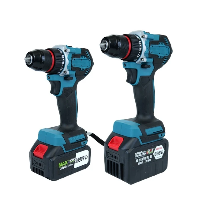 21V Rechargeable Battery Power Tools Set Electric Cordless Power Brushless Handheld Portable Drills