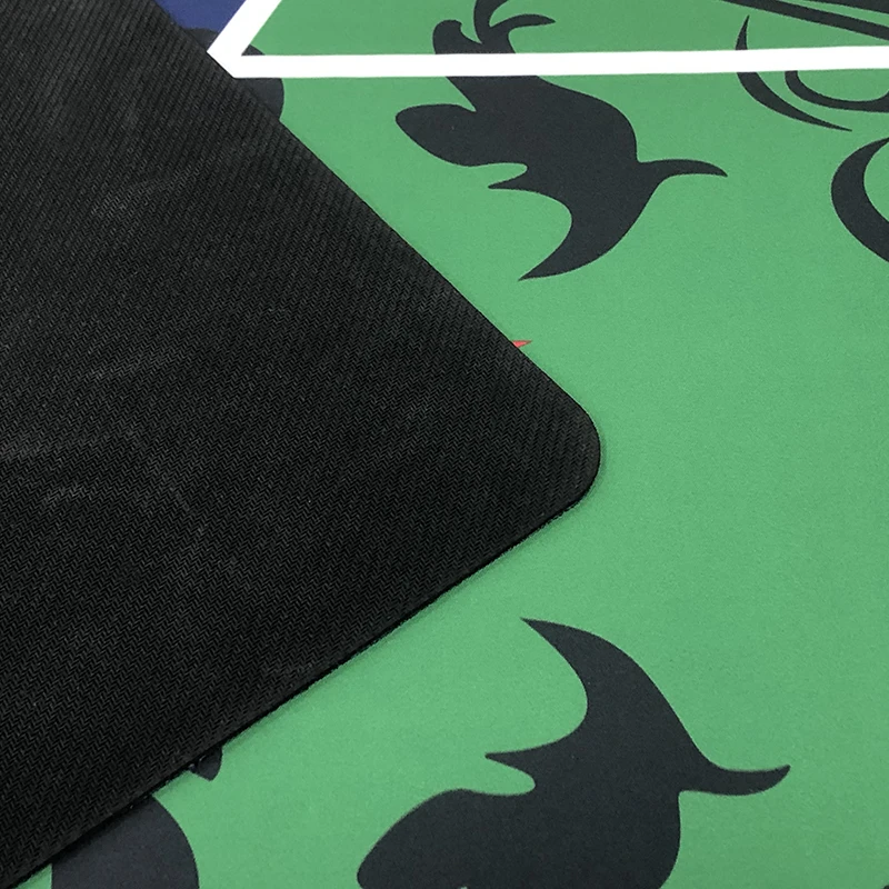 wholesale waterproof card game playmat casino custom card game play poker table poker mat custom manufacturer