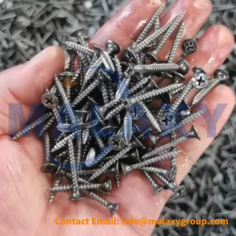 Anka Flat Phillips Bulge Head Phosphating Metric Black Drywall Screw With Lowest Price