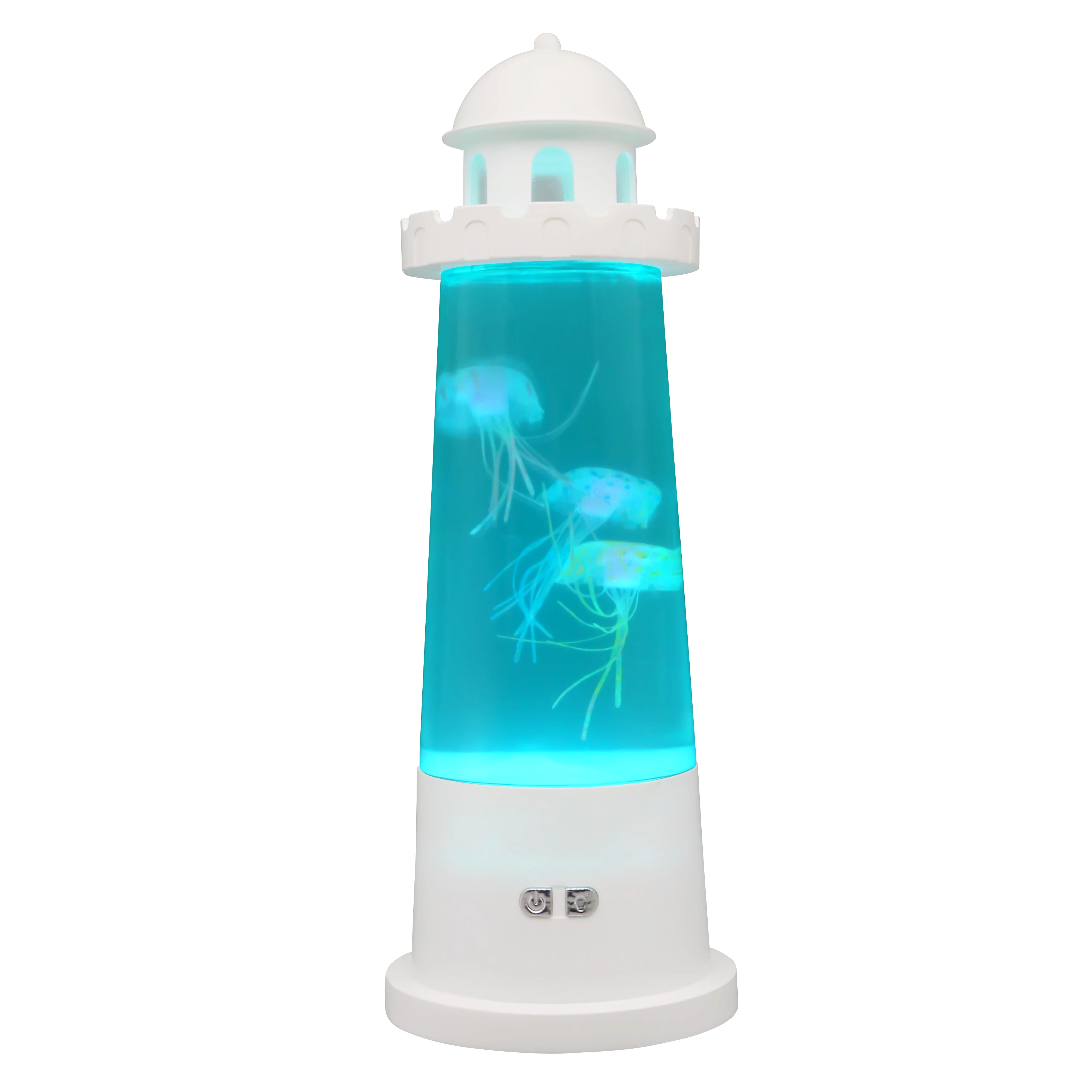 TIANHUA USB Aquarium Decor Bedside Table Night Light LED Jellyfish Lamp For Kids