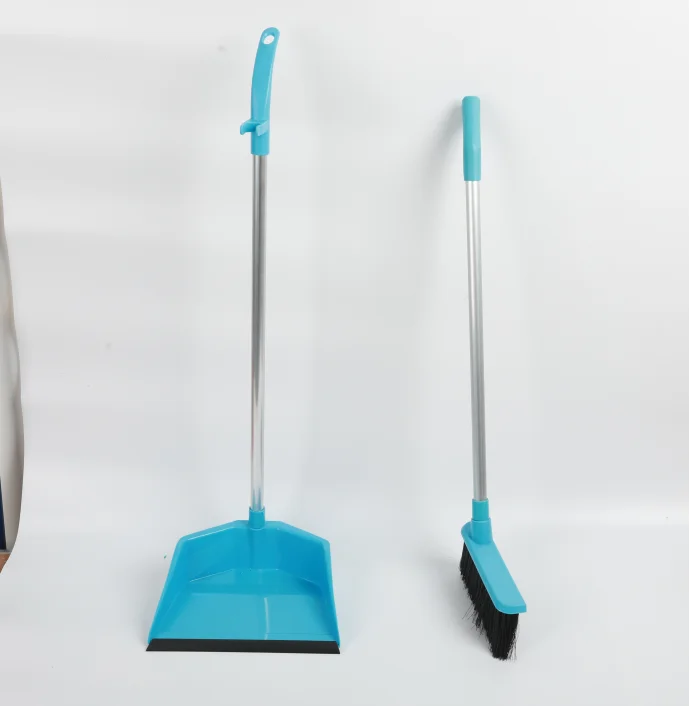Factory supply easy cleaning plastic broom & dustpan wholesale super broom