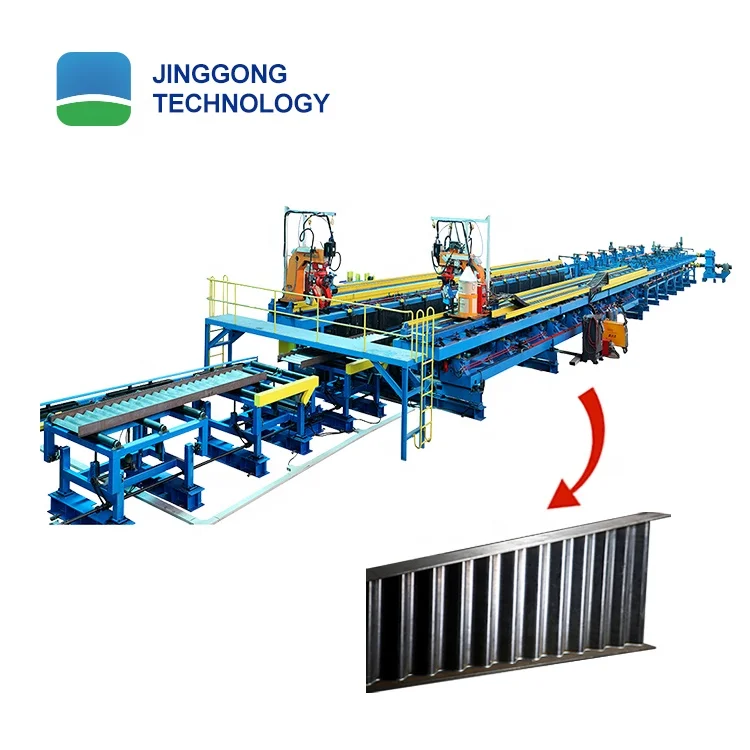 High speed automatic h beam intelligent welding workstation welding robot arm machine