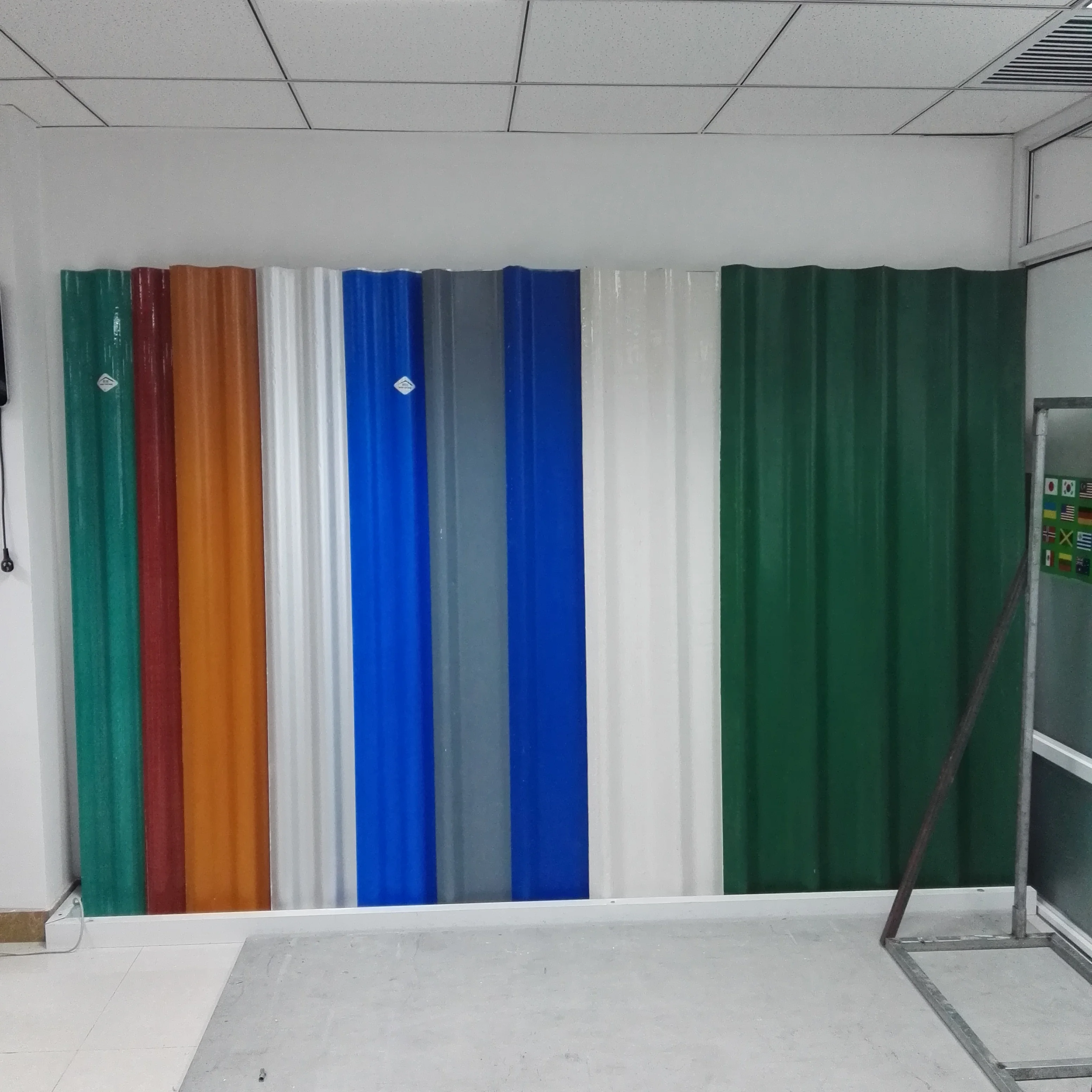 China factory directly sale mgo roofing sheet asa synthetic resin corrugated pvc roofing tiles sheet
