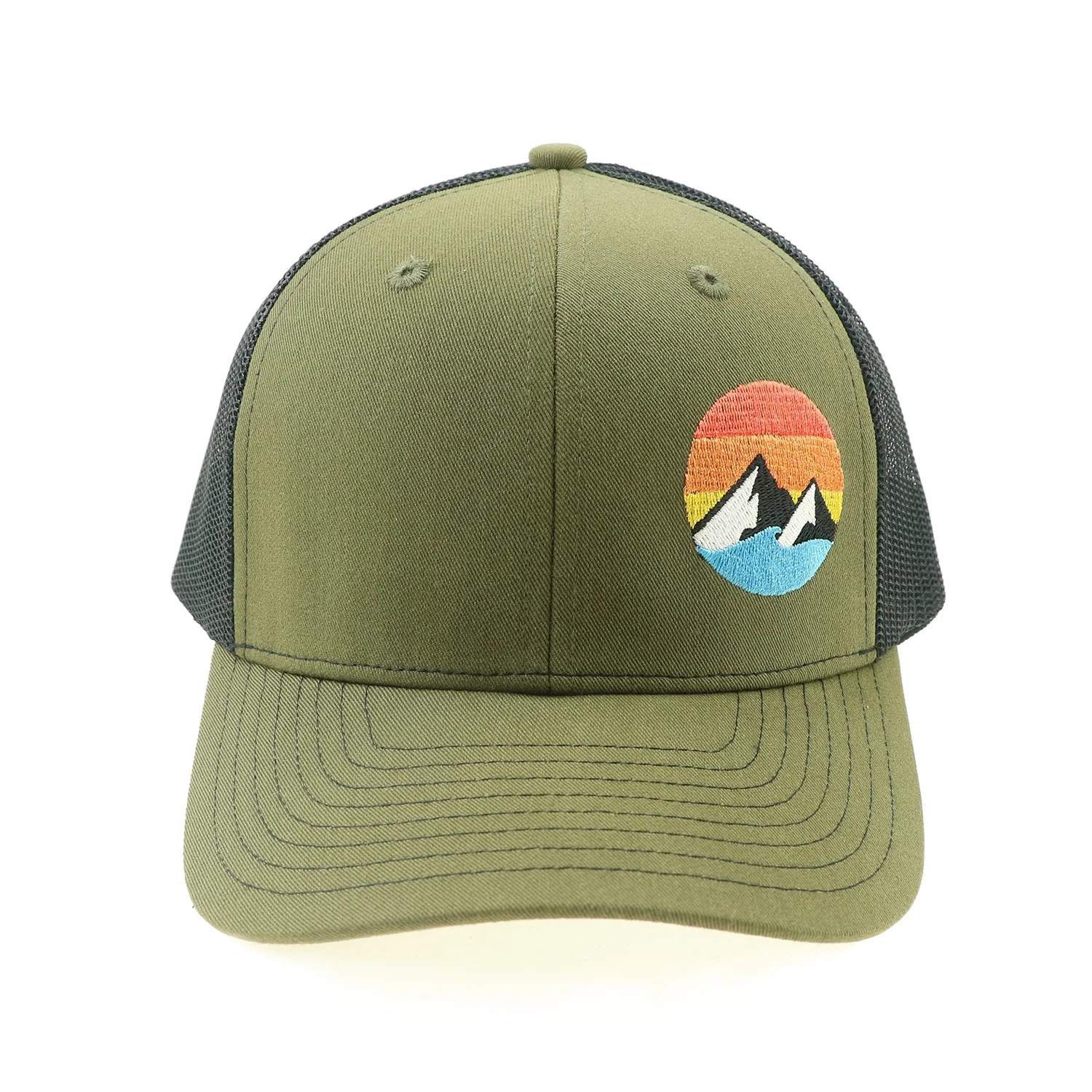 Wholesale High Quality 6 Panel Baseball Cap Custom Gorras Embroidery Mesh Trucker Hat Cap