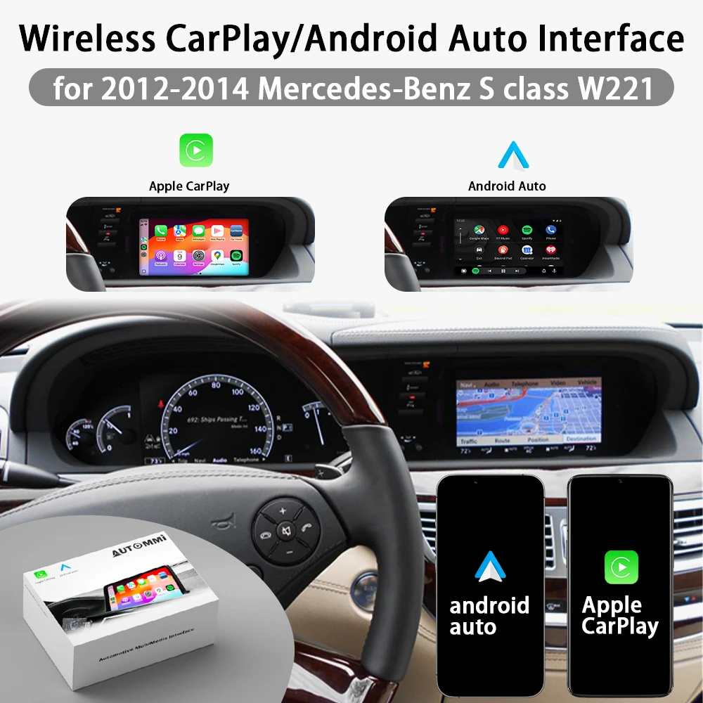 Mercedes-Benz 2007-2011 C E SLK (NTG4.0) беспроводной интерфейс carplay Android наслаждается широким спектром мультимедийных функций