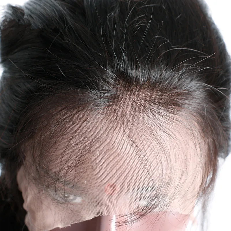 2024Peruvian Hair 100% Virgin  With Baby Hair Human Lace   front Lace Frontal With Bundles