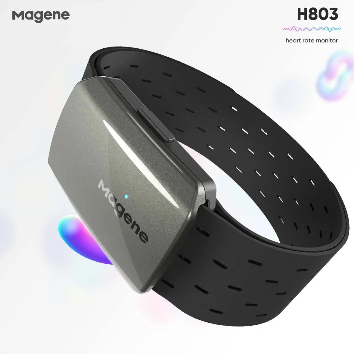 Magene H803 Optical Armband Heart Rate Monitor Fit For Computer Running Sports Heart Rate Monitor Chest Strap