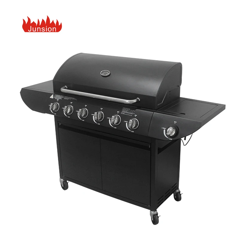 Новая уличная кухонная Бездымная гриль для барбекю с 6 горелками