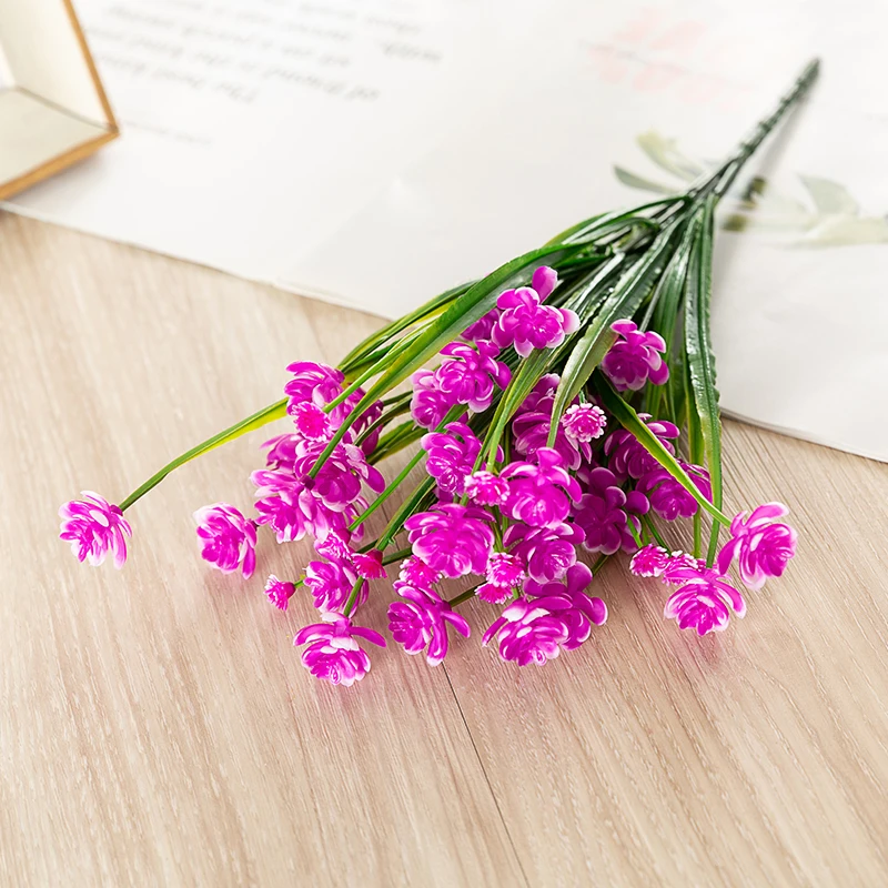 Hot-selling artificial flowers 7 forks jasmine home living room garden decoration pieces flower arrangement