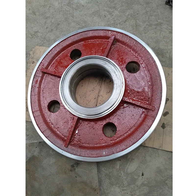 Custom oem large steel channel heavy duty large pulley